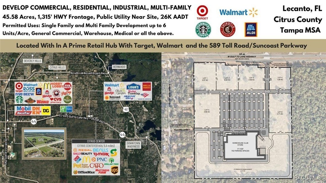 Land in Lecanto, Florida, United States 1 - 15151520