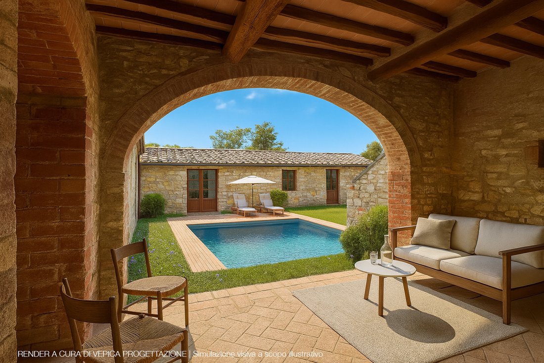 Maisons de campagne à Castelnuovo Berardenga, Toscane, Italie 3 - 15919230