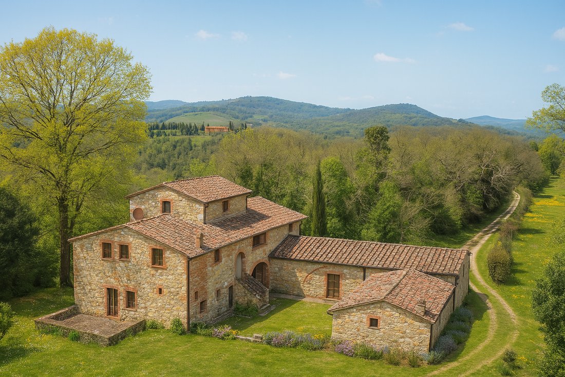 Maisons de campagne à Castelnuovo Berardenga, Toscane, Italie 1 - 15919230