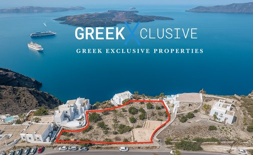 Land in Thira, Aegean, Griechenland 1