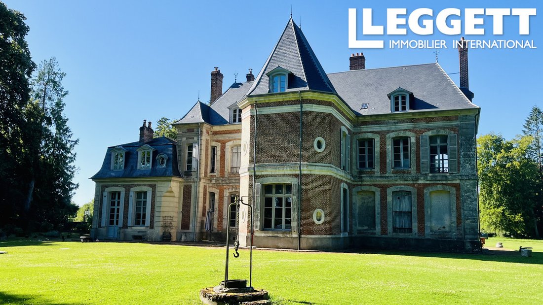 Whispers of 1742: A Normandy Château Crowned by Giant Sequoias