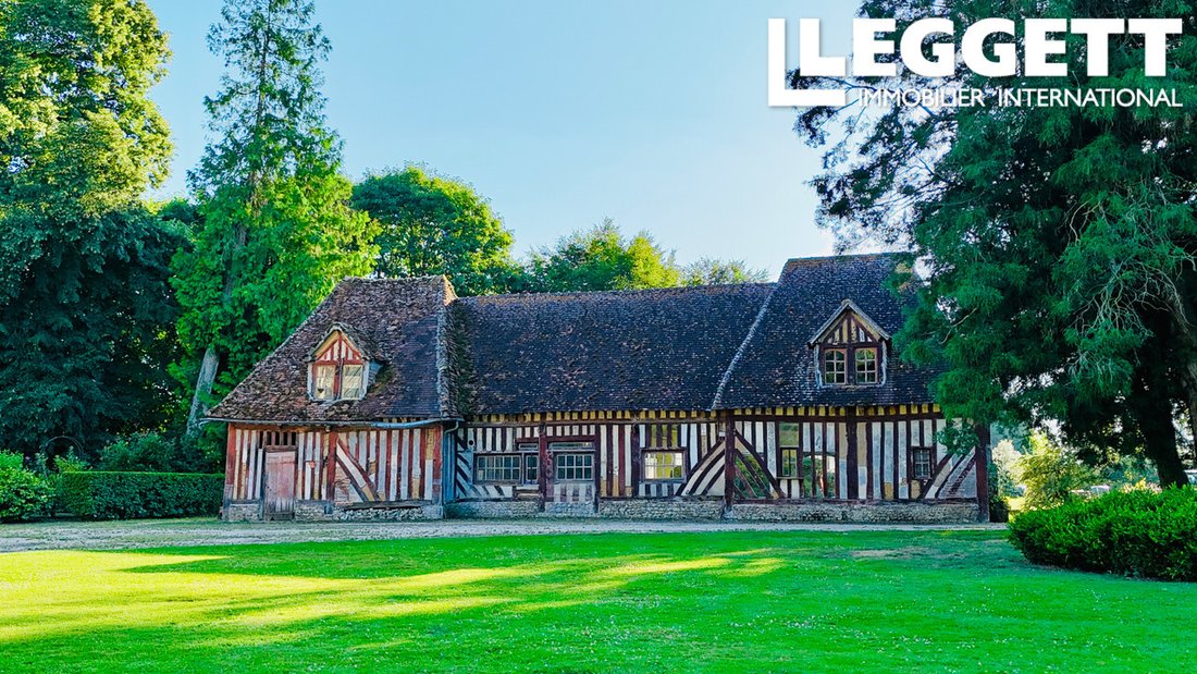 Whispers of 1742: A Normandy Château Crowned by Giant Sequoias