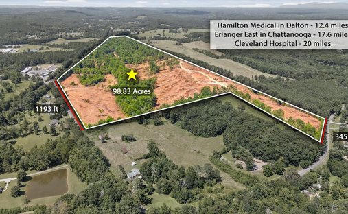 Hilltop land for sale in Cohutta - 507x312xc