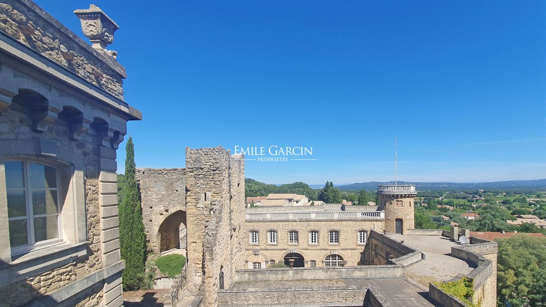 A Crown of Stone & Light: 25-Bedroom Château Over Provençal Vineyards