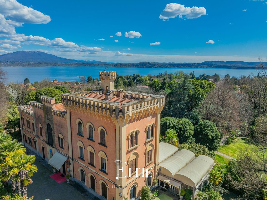 Whispers of Nobility: A Lakeside Castle in Piedmont’s Golden Light