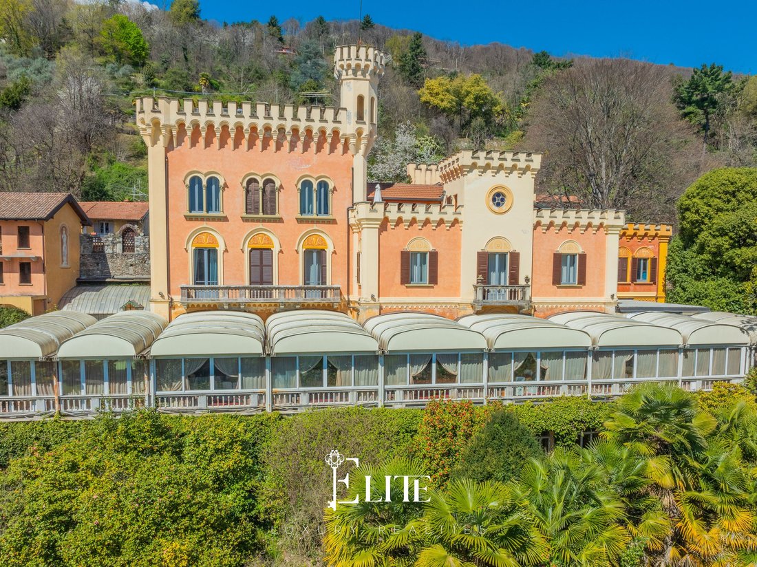 Whispers of Nobility: A Lakeside Castle in Piedmont’s Golden Light