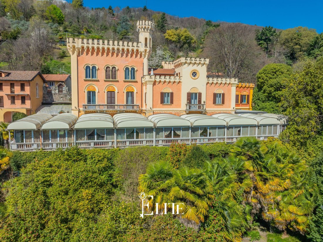 Whispers of Nobility: A Lakeside Castle in Piedmont’s Golden Light