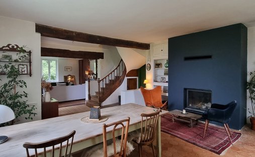 2h From Paris, In The Heart Of The Pays D’auge Area. A Listed 16th /18th Century Chateau Set In Abou