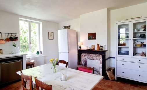 2h From Paris, In The Heart Of The Pays D’auge Area. A Listed 16th /18th Century Chateau Set In Abou