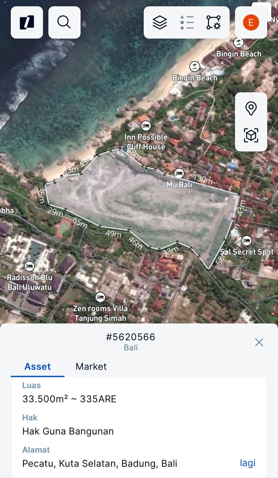 Land in Bingin Beach, Bali, Indonesia 5 - 15974025
