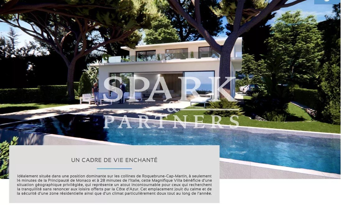 Villa in Val de Gorbio, Roquebrune-Cap-Martin, France 2 - 15966066