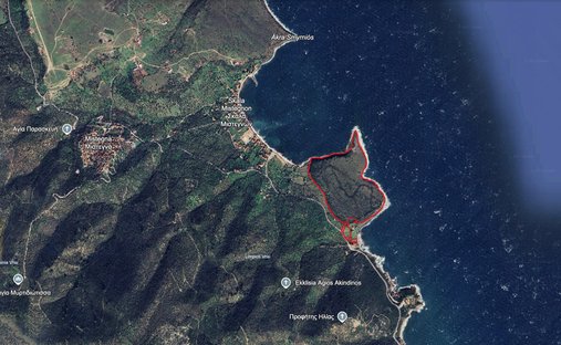 Land in Mytilene, Aegean, Greece 1