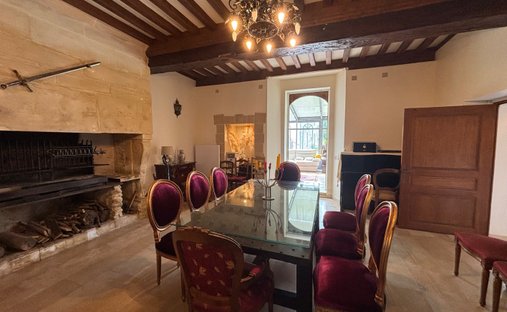 20 Minutes From The Sea : 19th C. Neogothic Style Chateau In Normandy