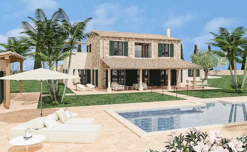 Land in Manacor, Balearische Inseln, Spanien 1