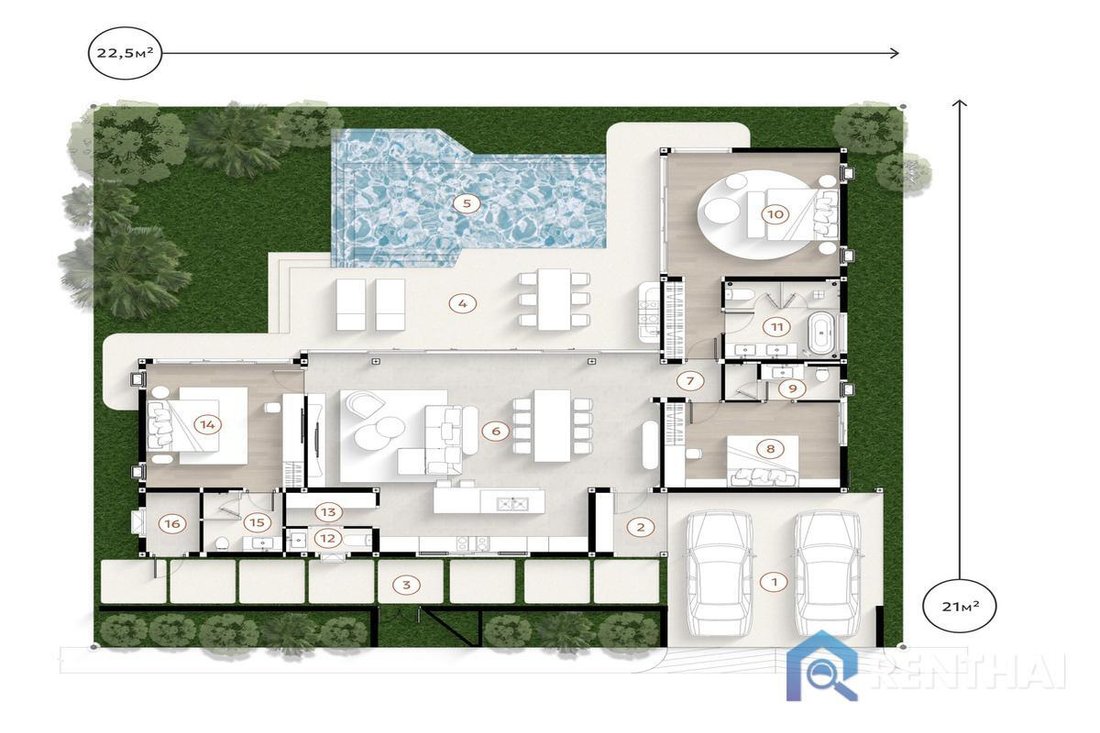 Villa in Si Sunthon, Phuket, Thailand 5 - 15992494