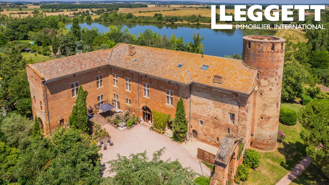 Whispers of the 12th Century: A Monumental Château Near Toulouse’s Golden Skies