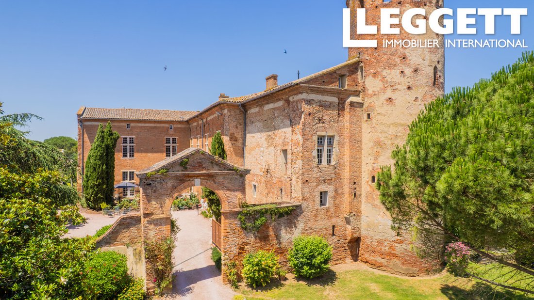 Whispers of the 12th Century: A Monumental Château Near Toulouse’s Golden Skies