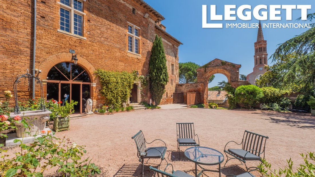 Whispers of the 12th Century: A Monumental Château Near Toulouse’s Golden Skies
