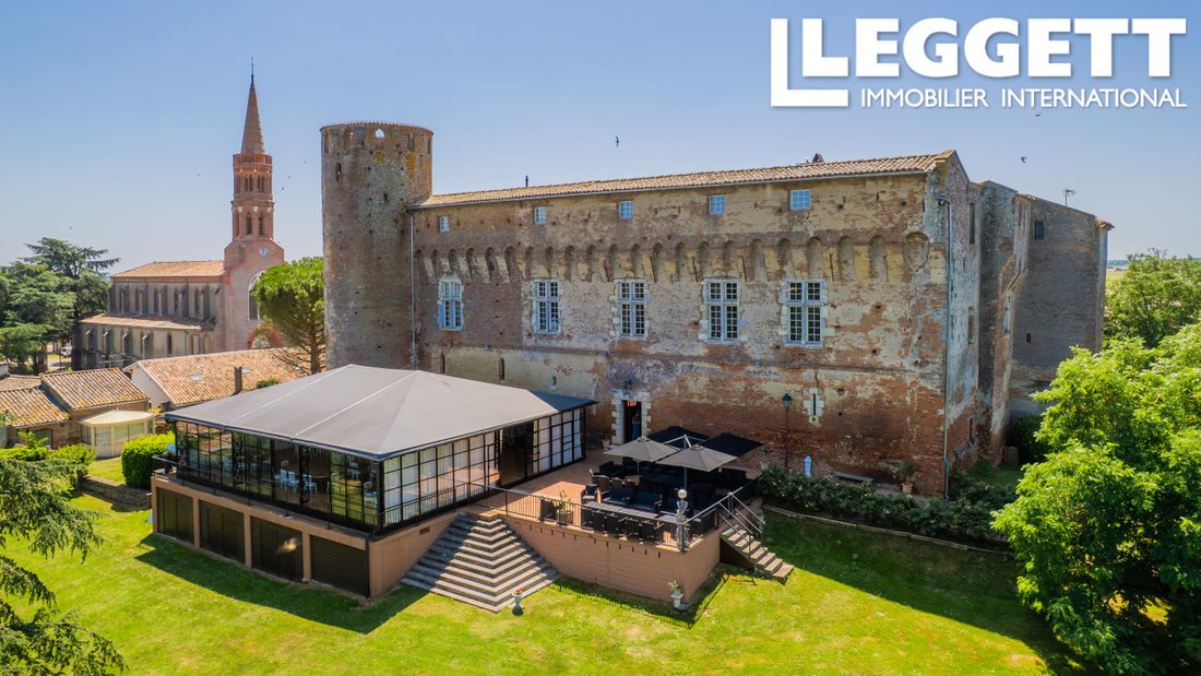 Whispers of the 12th Century: A Monumental Château Near Toulouse’s Golden Skies