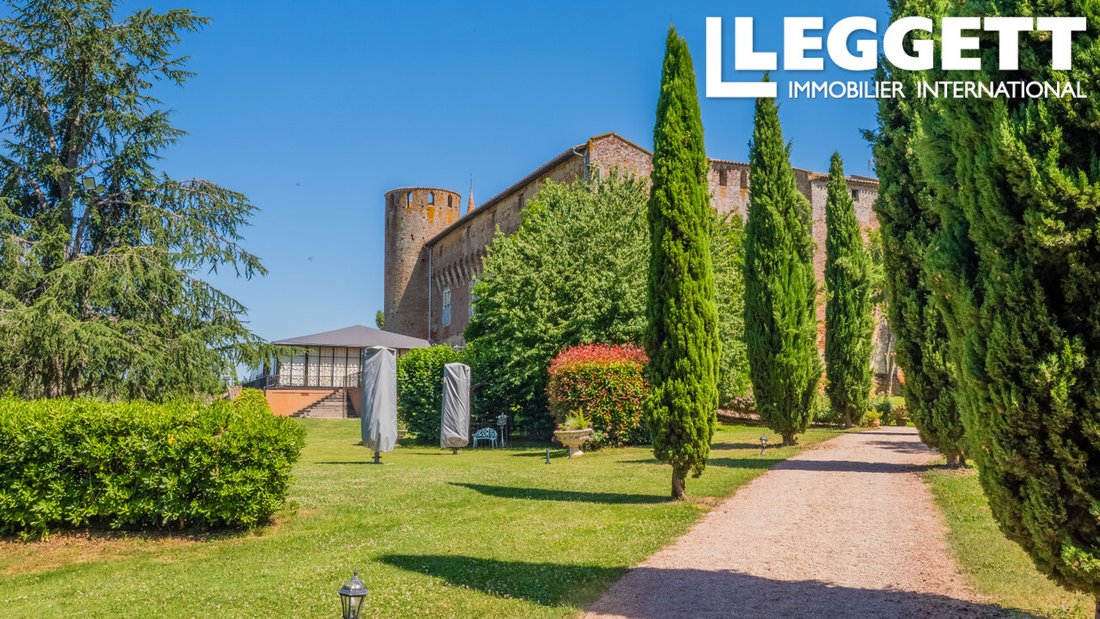 Whispers of the 12th Century: A Monumental Château Near Toulouse’s Golden Skies