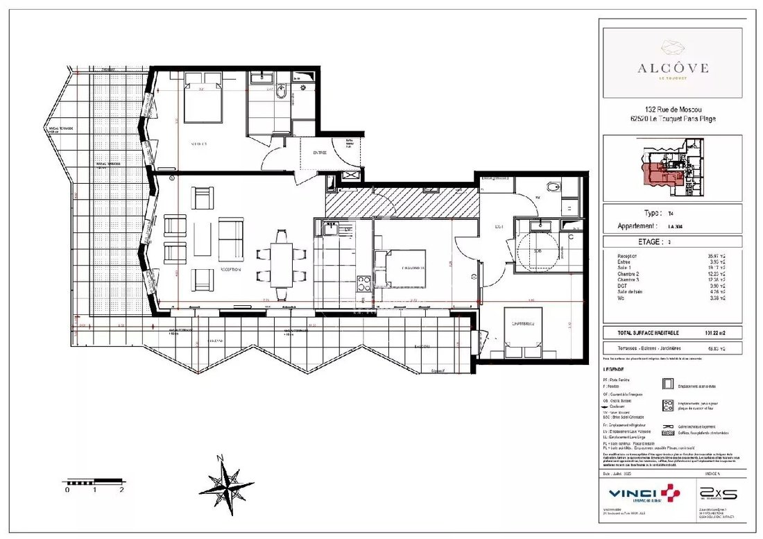 Apartment in Littoral, Le Touquet-Paris-Plage, France 1 - 13049452
