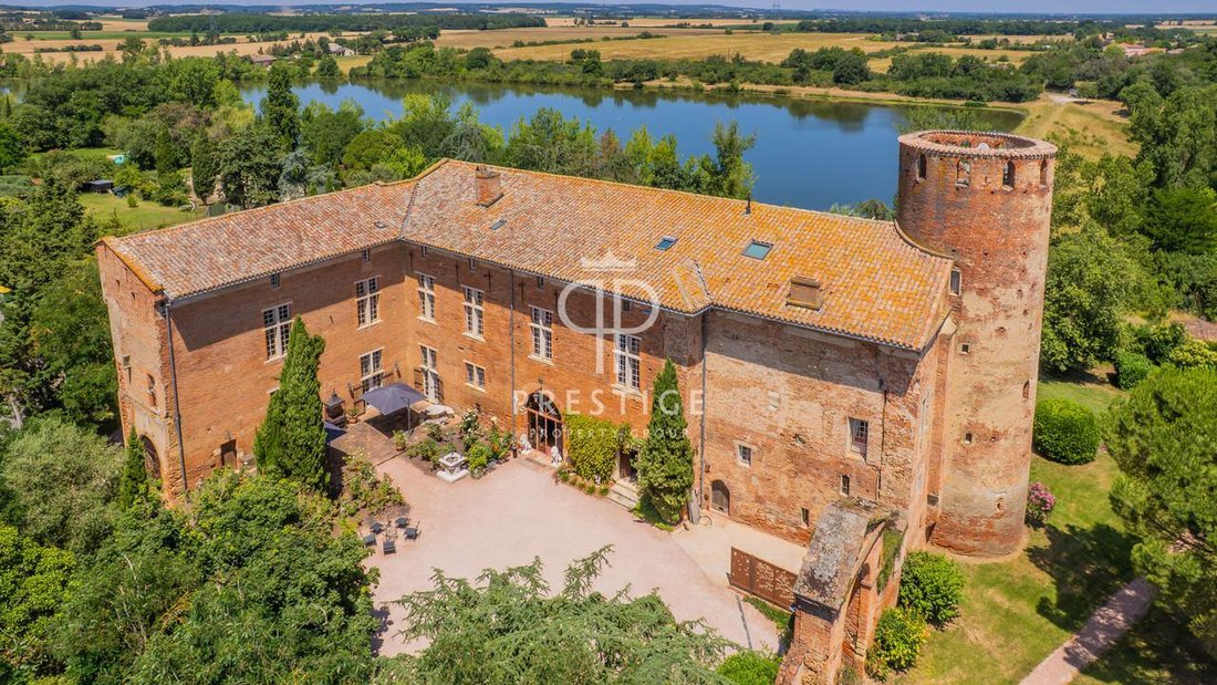 Unique 13 Bedroom Chateau For Sale With Countryside View In Toulouse, Occitanie, France