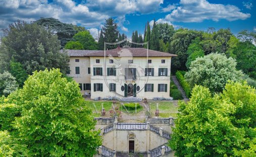 Schloss in Siena, Toskana, Italien 1