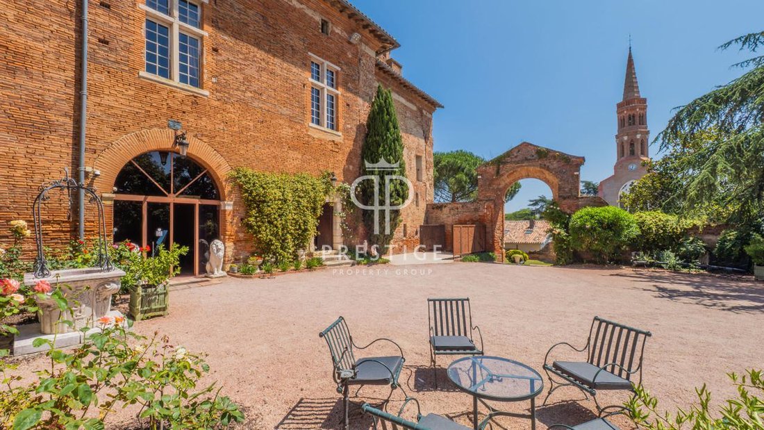 Unique 13 Bedroom Chateau For Sale With Countryside View In Toulouse, Occitanie, France