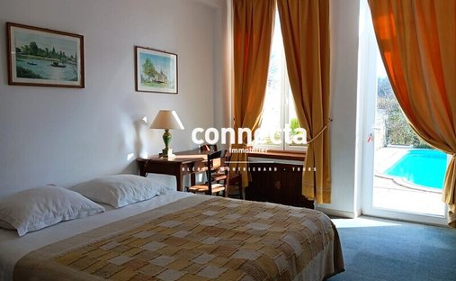 St Georges Sur Cher Authentic Manor On A Park With Enclosure Walls