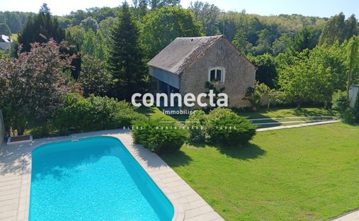 St Georges Sur Cher Authentic Manor On A Park With Enclosure Walls