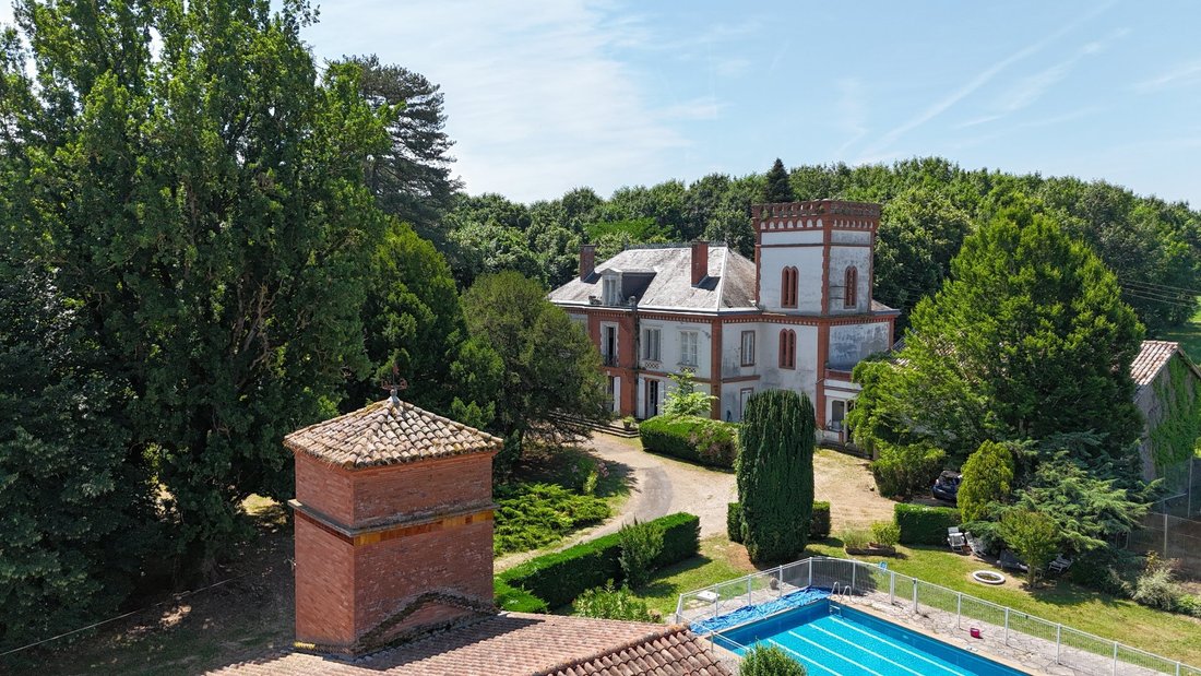 Whispers of Elegance: A Château’s Timeless Embrace in Occitanie’s Golden Light