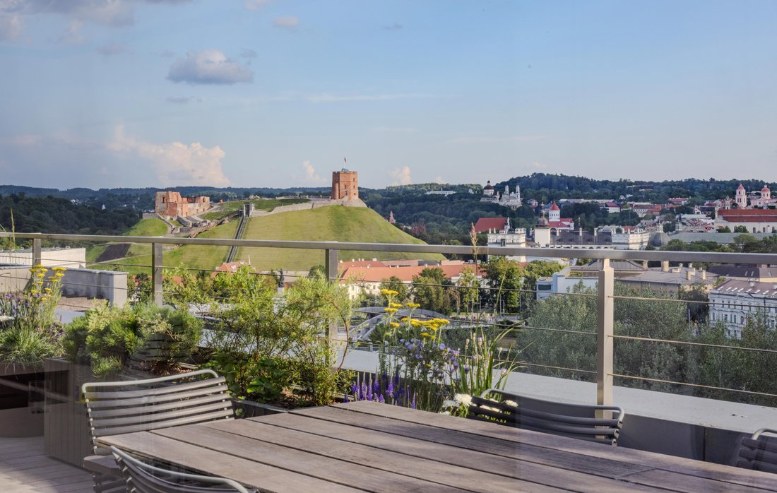 Modern Penthouse Featuring Spacious In Turniškės, Vilnius County ...