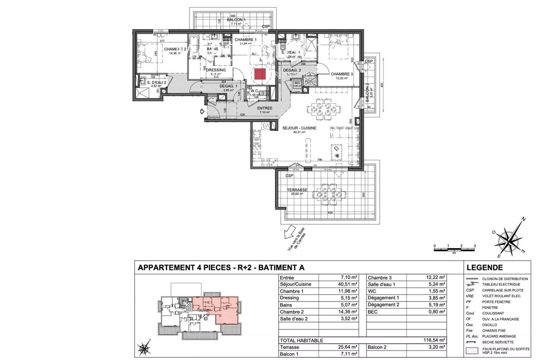 Apartment in Colombier, Le Cannet, France 5 - 16022806