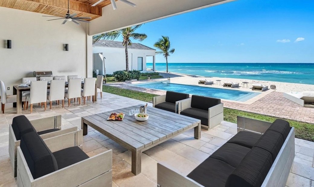 Villa Moderne Des Bahamas Sur La Plage Dans North Bimini, îles Bimini ...