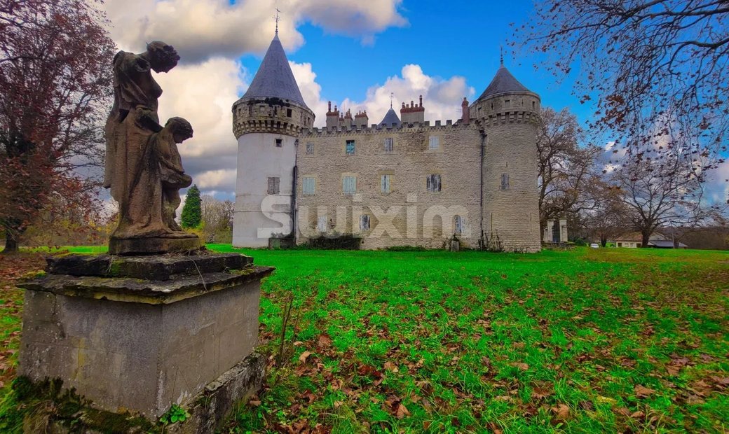 Magnificent 12th 14th Century Castle In Berry