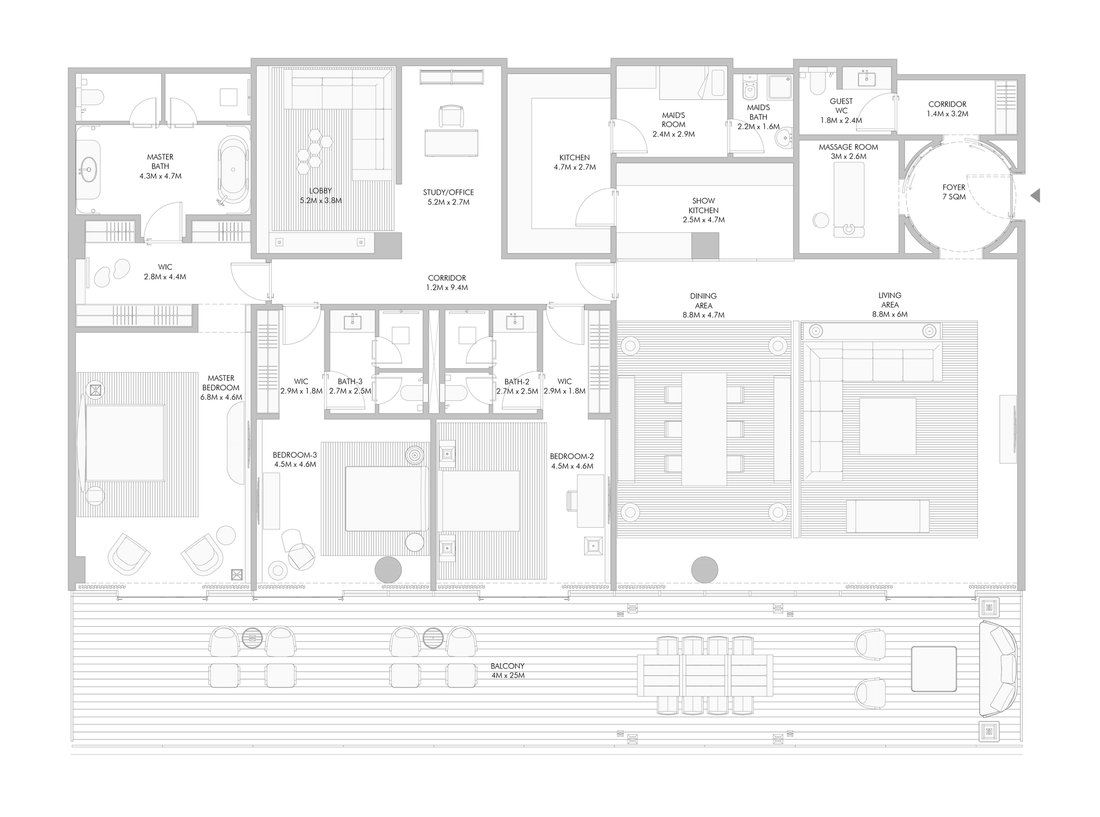 Apartment in Palm Jumeirah, Dubai, United Arab Emirates 2 - 16036018