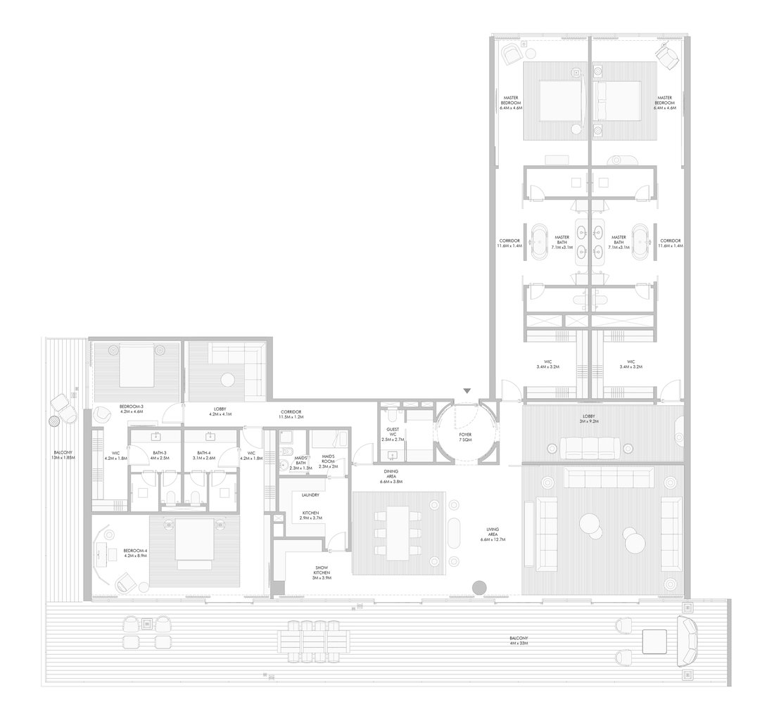 Apartment in Palm Jumeirah, Dubai, United Arab Emirates 5 - 16036021