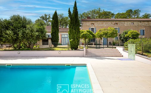 Elegant XI Xth Century Castle Beautiful Park Pool