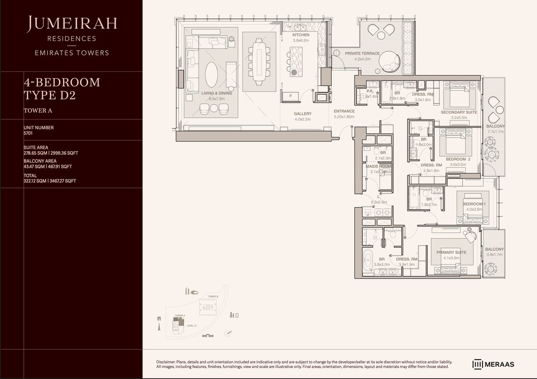Penthouse in Trade Centre, Dubai, United Arab Emirates 4 - 16036039
