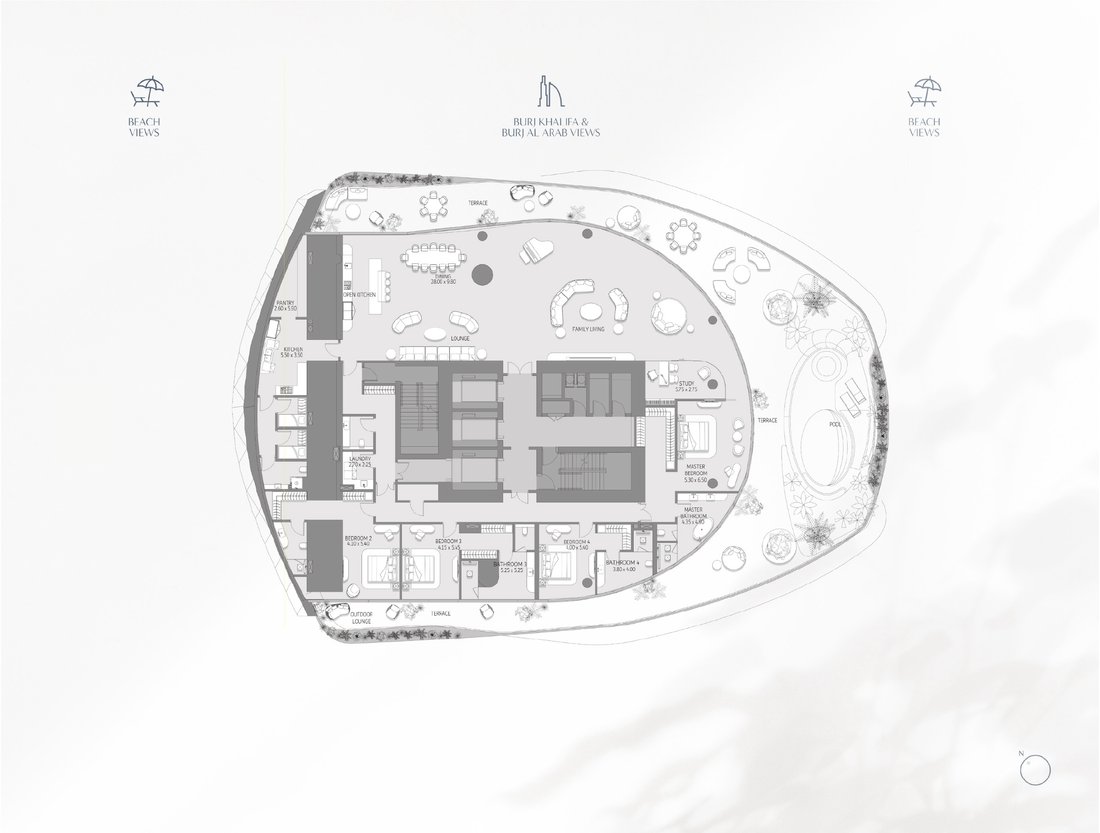 Apartment in Palm Jumeirah, Dubai, United Arab Emirates 3 - 16036036