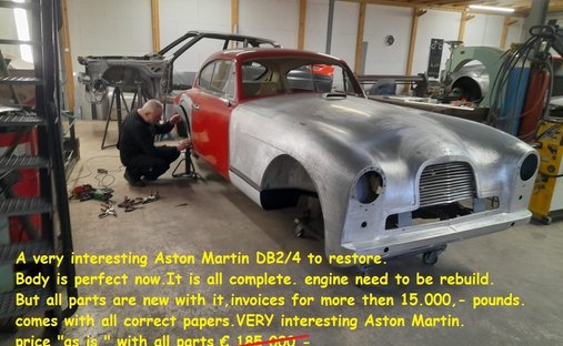 1955 Aston Martin DB rwd in De lier, Netherlands 1