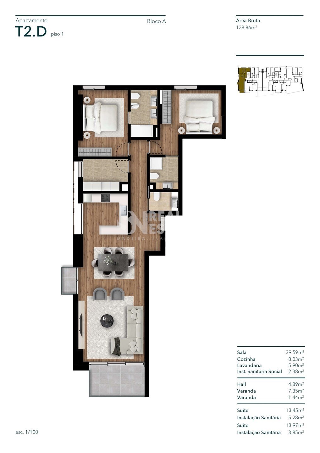 Apartment in Santa Luzia, Madeira, Portugal 1 - 16042240
