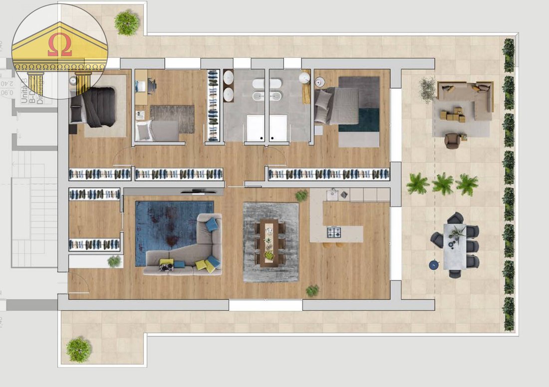 Apartment in Villorba, Veneto, Italy 1 - 16044182