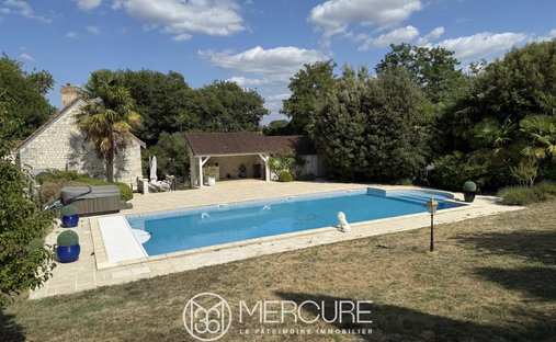 Vienne Department (86) 19th And 20th Century Chateau 345 Acres Of Land