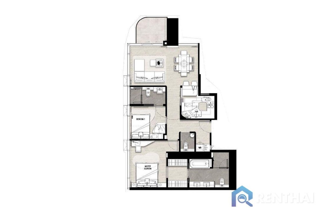 Apartment in Pattaya City, Chon Buri, Thailand 5 - 16056846