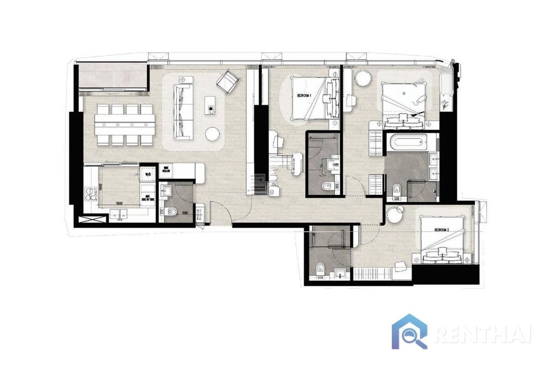 Apartment in Pattaya City, Chon Buri, Thailand 5 - 16056842