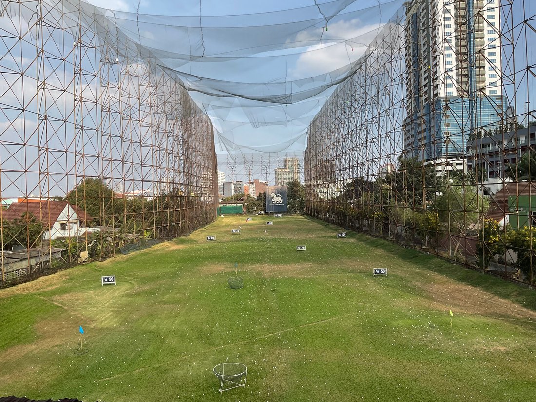 Thriving Golf Driving Range with Two-Story Home on Over 8 Rai for Sale in Bangkok - A Rare Investmen