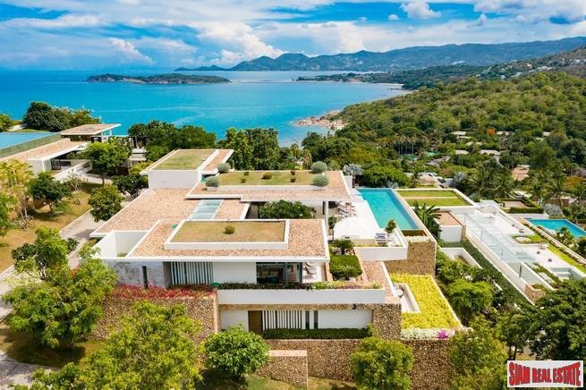 Ultimate Luxury 5 Bed Plus Sea View Villa in Exclusive Estate Community at Choeng Mon Beach