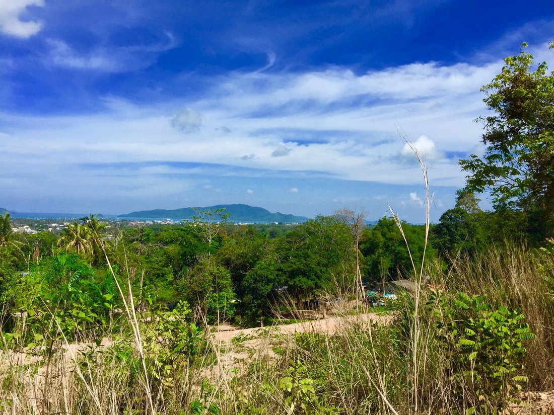 Over seven rai of development land with Sea Views