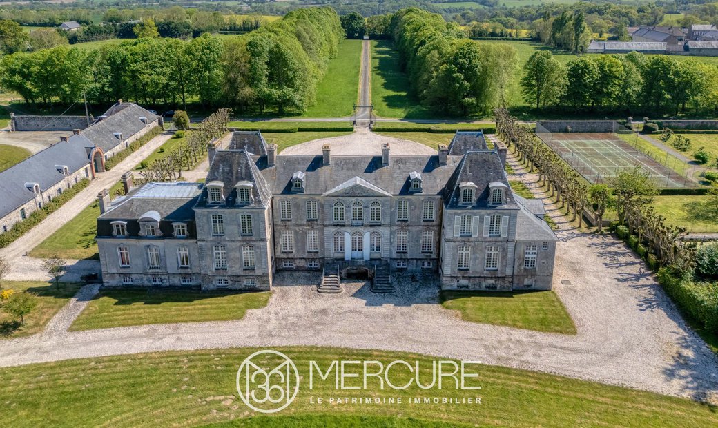 Normandy, Very Elegant 18th Century Chateau Ismh